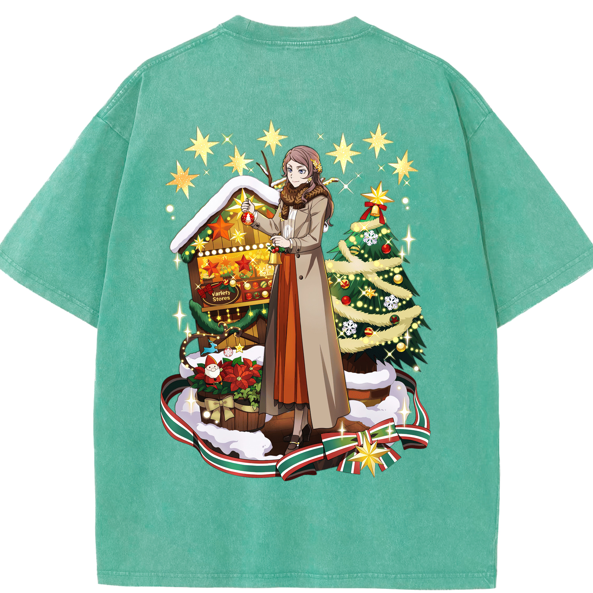 （画像用） 文豪ストレイドッグス Bungo Stray Dogs 綿100% ヴィンテージ風 半袖Tシャツ（背面プリント）